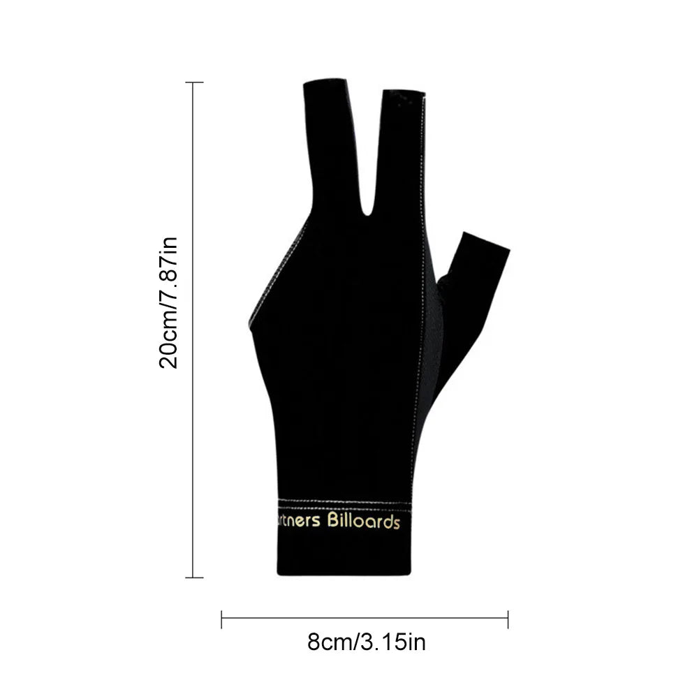 Billiards Glove Left Right Three Finger Snooker Billiard