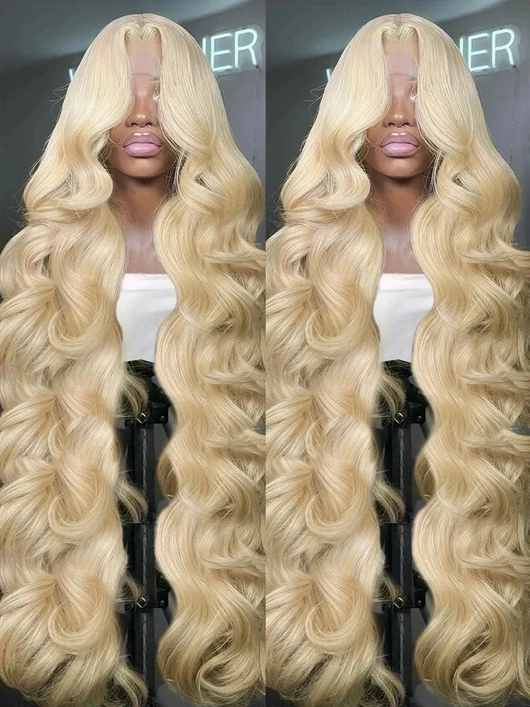 613 Honey Blonde Body Wave Lace Front Wig