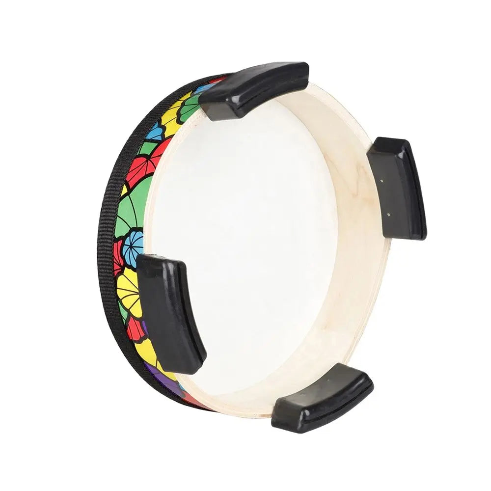 8/10 Inches Ground Drum Sheepskin Drumhead Orff Tambourine