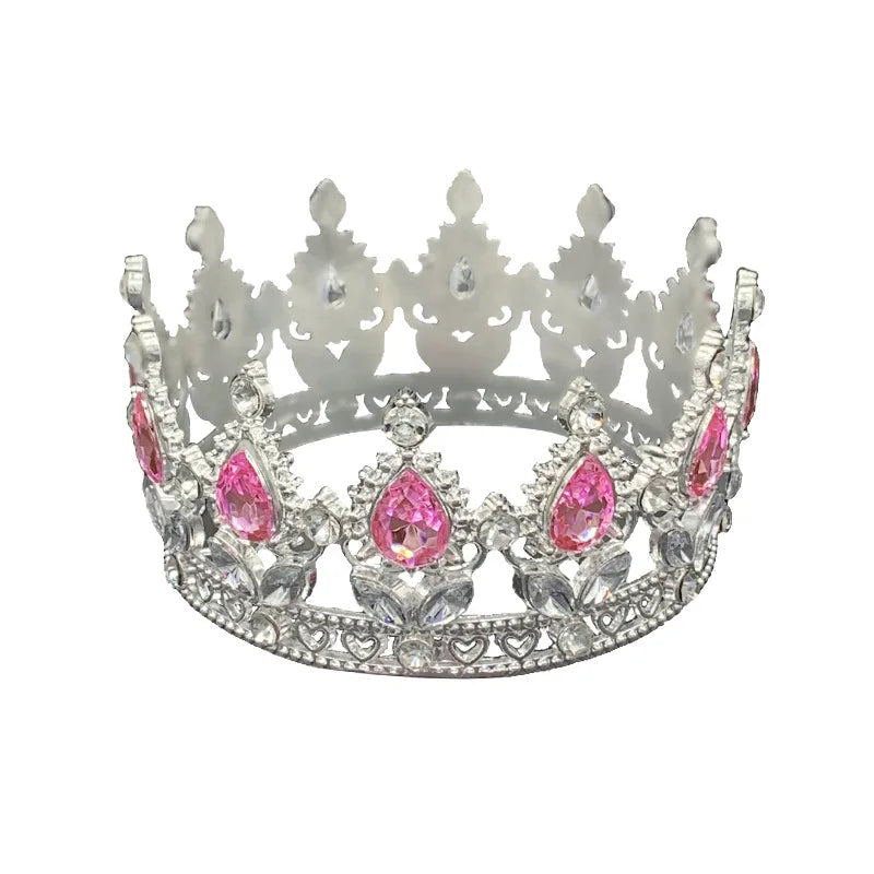 Baroque Vintage Princess Queen Bridal Crown Headwear Crystal