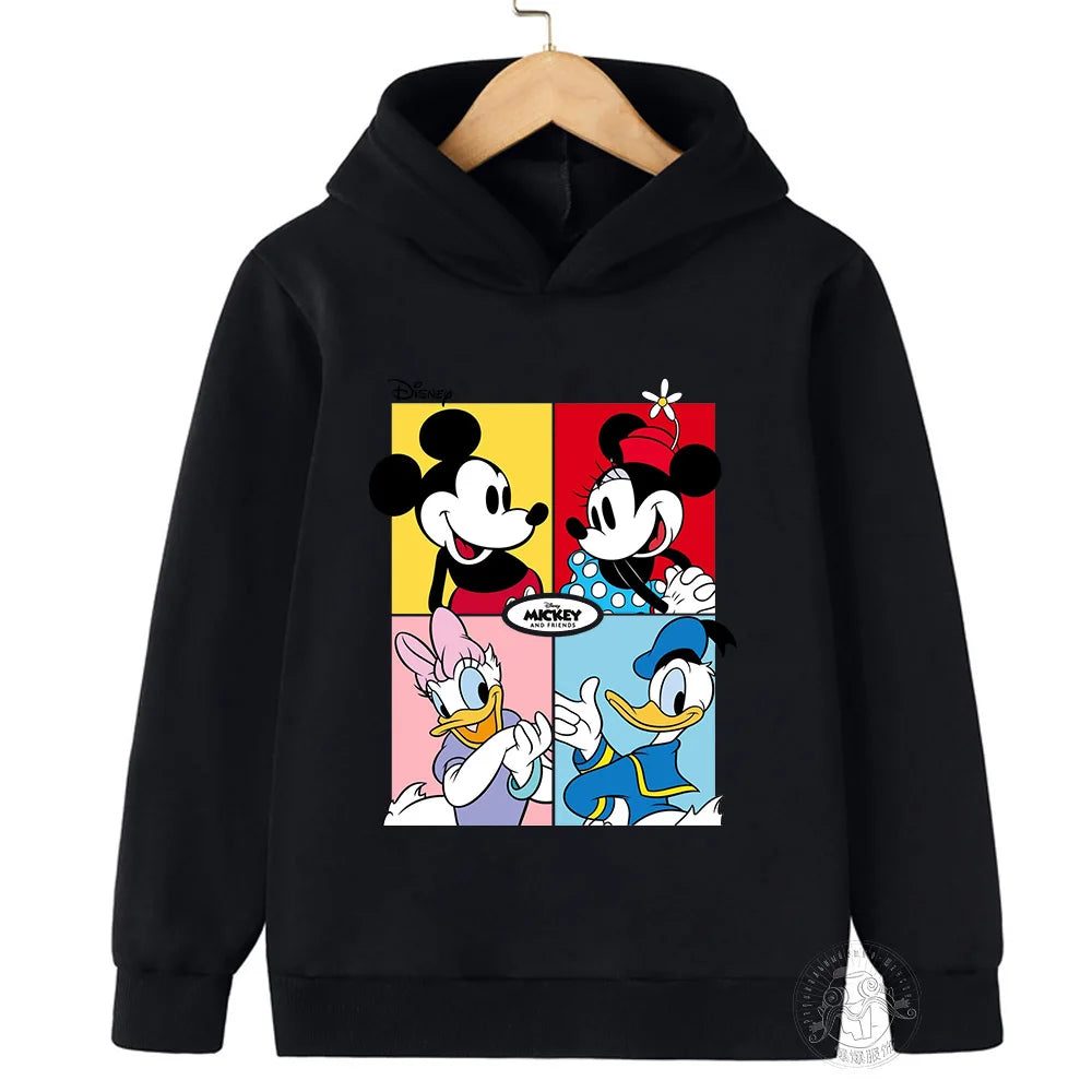 Sweatshirts Manga Anime Mickey Minnie Mouse Hoodie Kid