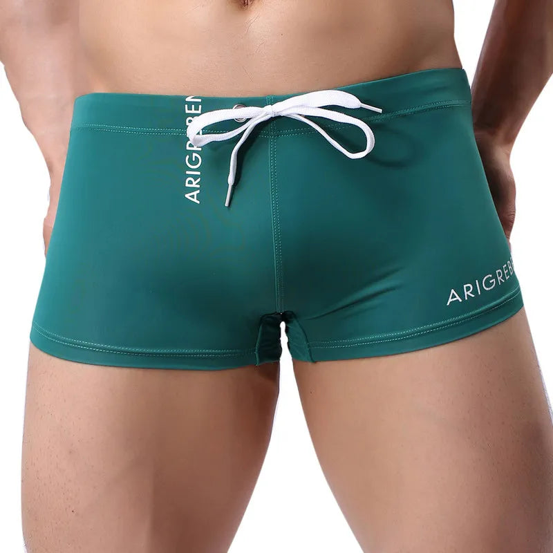 Swimsuit Men's Swimming Trunks Boxer Briefs Swimming Swim