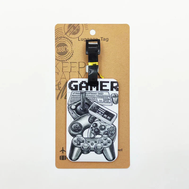 Tape Camera Luggage Label Men Travel Luggage Tag