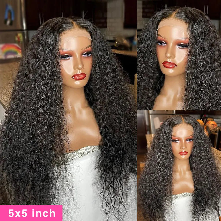 Water Wave Lace Front Wig 4x4 5x5 Lace