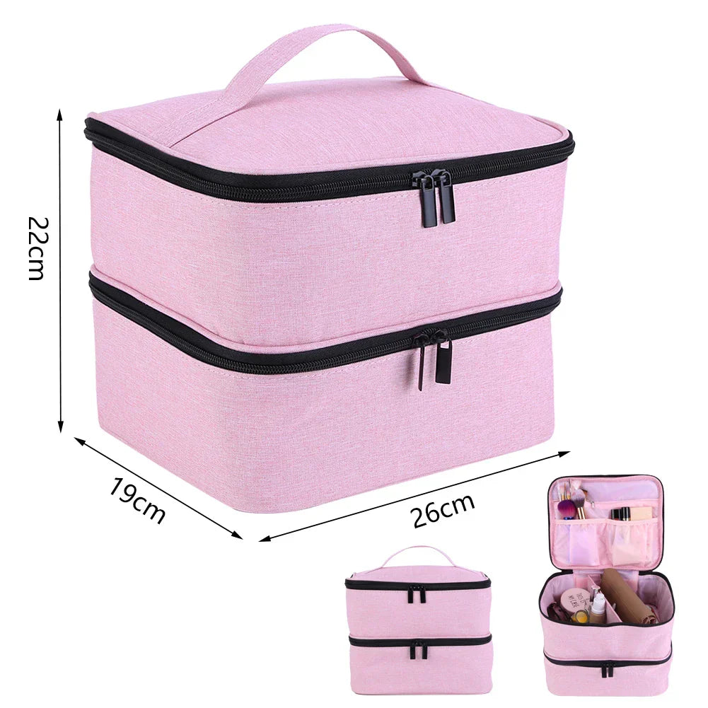 Nailpolish Organizer Bag Removable Nail Box Storage with