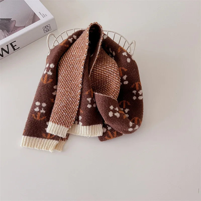 deer jonmi Korean Style New Winter Children Knitted