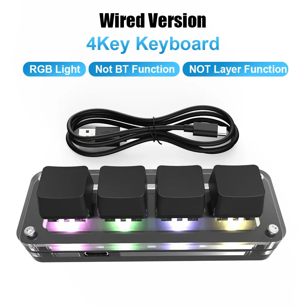 Programming Macro Custom Knob Keyboard RGB 3 Key