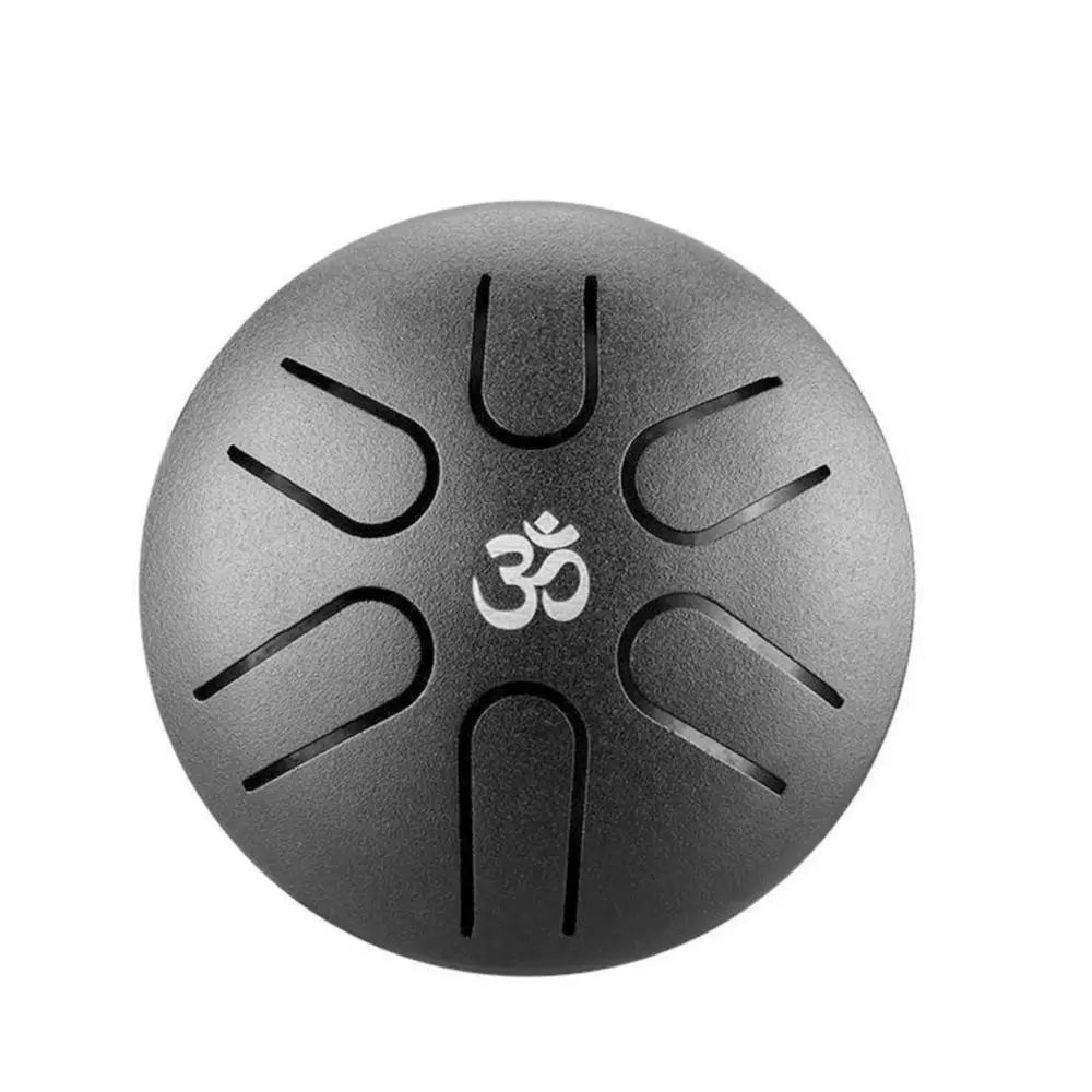 HLURU 3 Inches Steel Tongue Drum 6 Notes