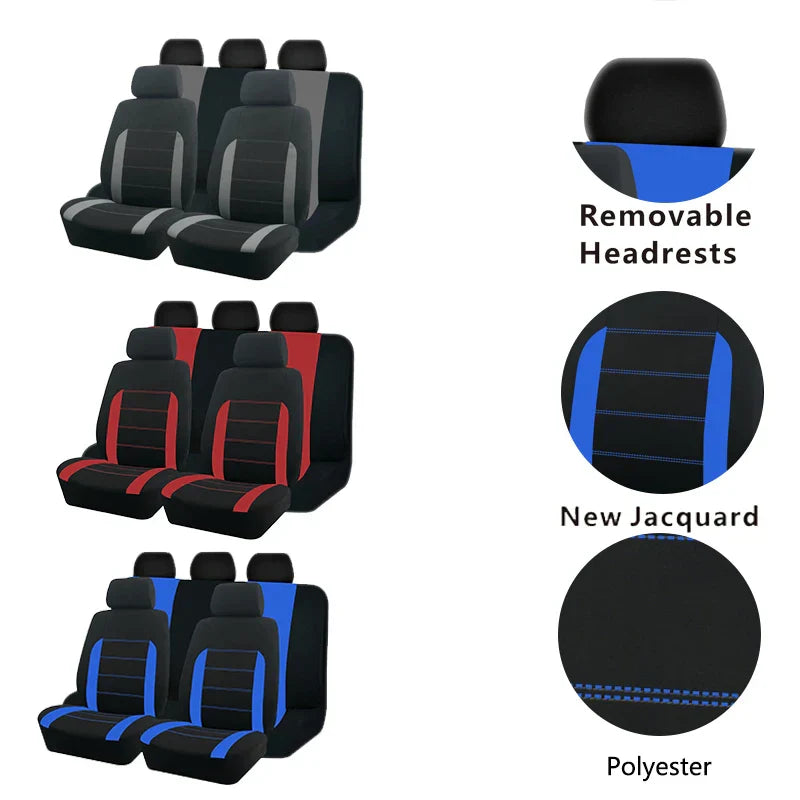 AUTO PLUS Sports Universal Polyester Car Seat Cover