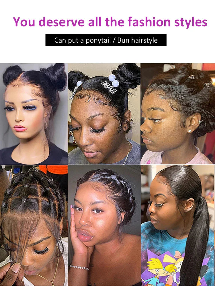 40 42 44 46 50Inch Transparent 13x4 13x6