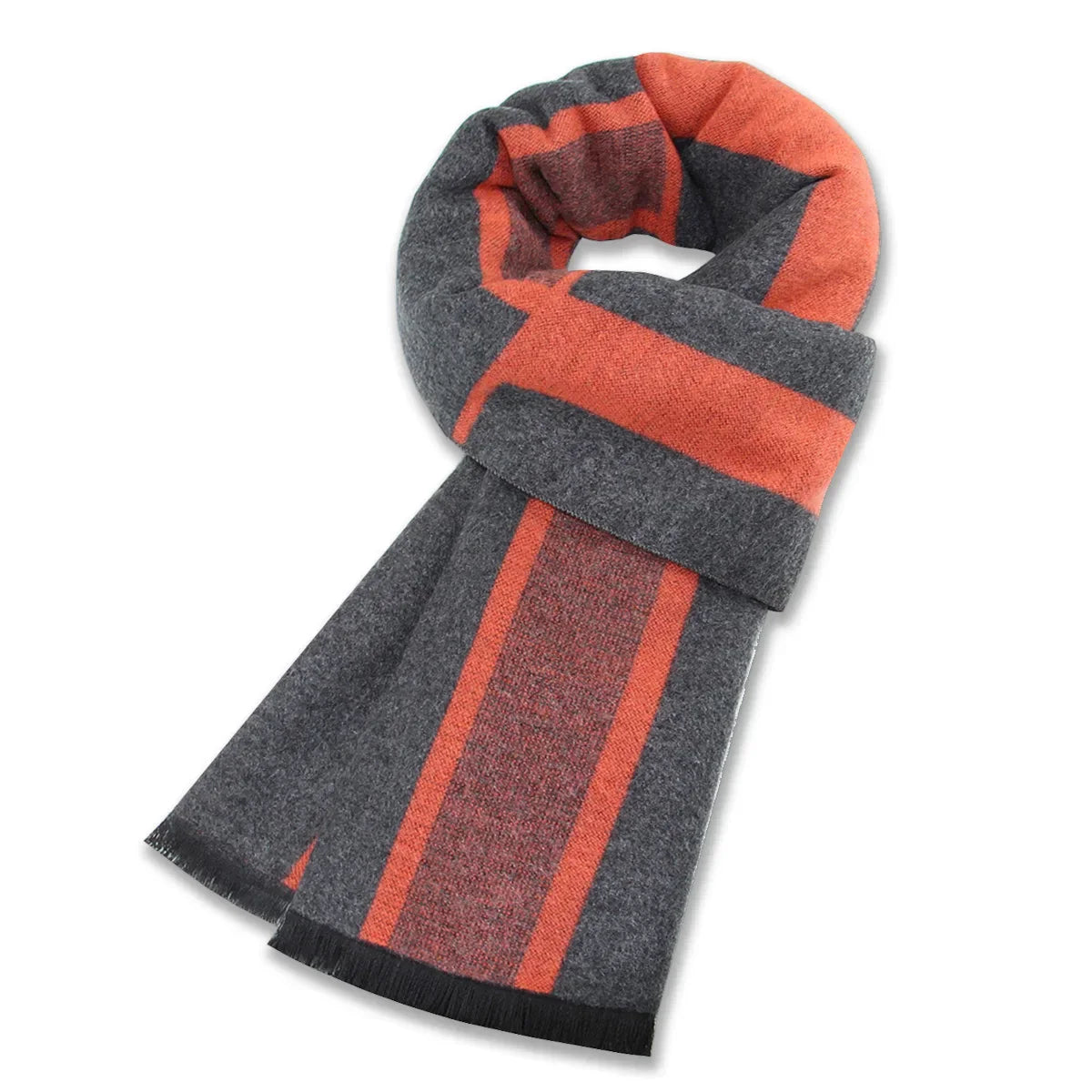 High Quality Men Scarf Autumn Winter Plaid Knitted