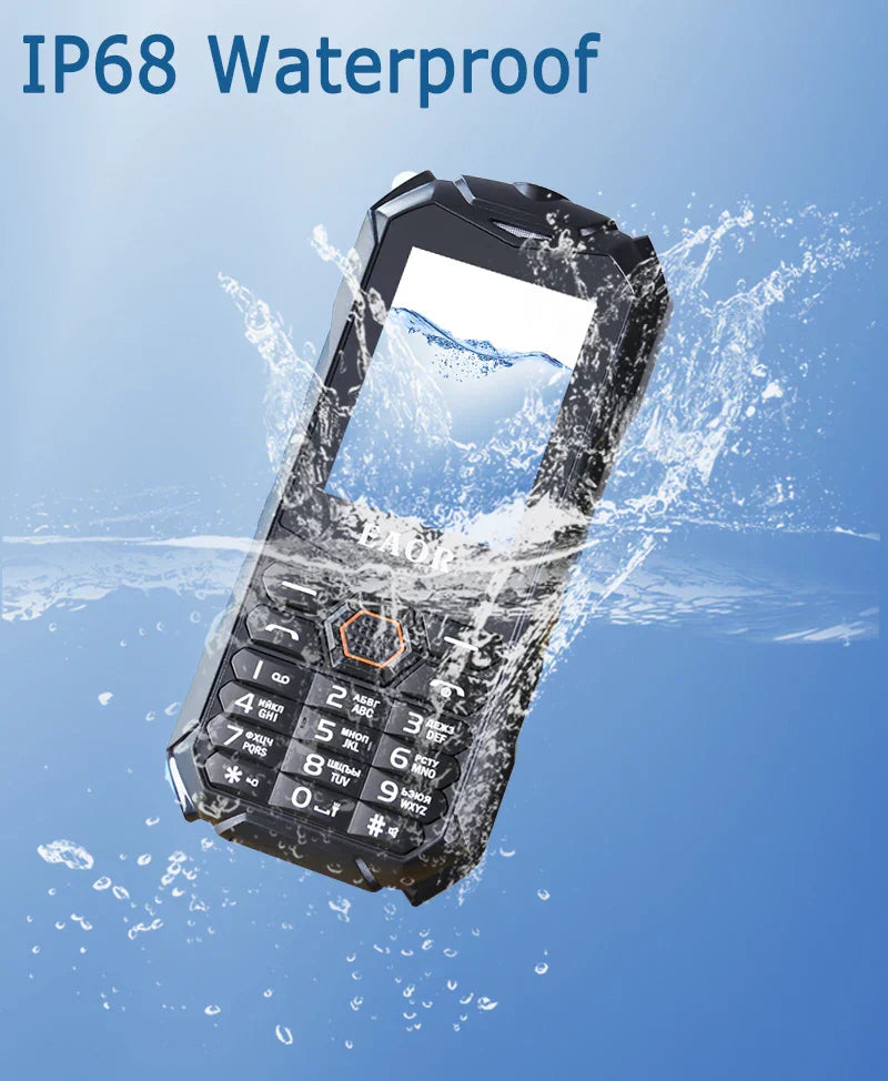 4G LTE Rugged IP68 Waterproof Mobile Phones shockproof