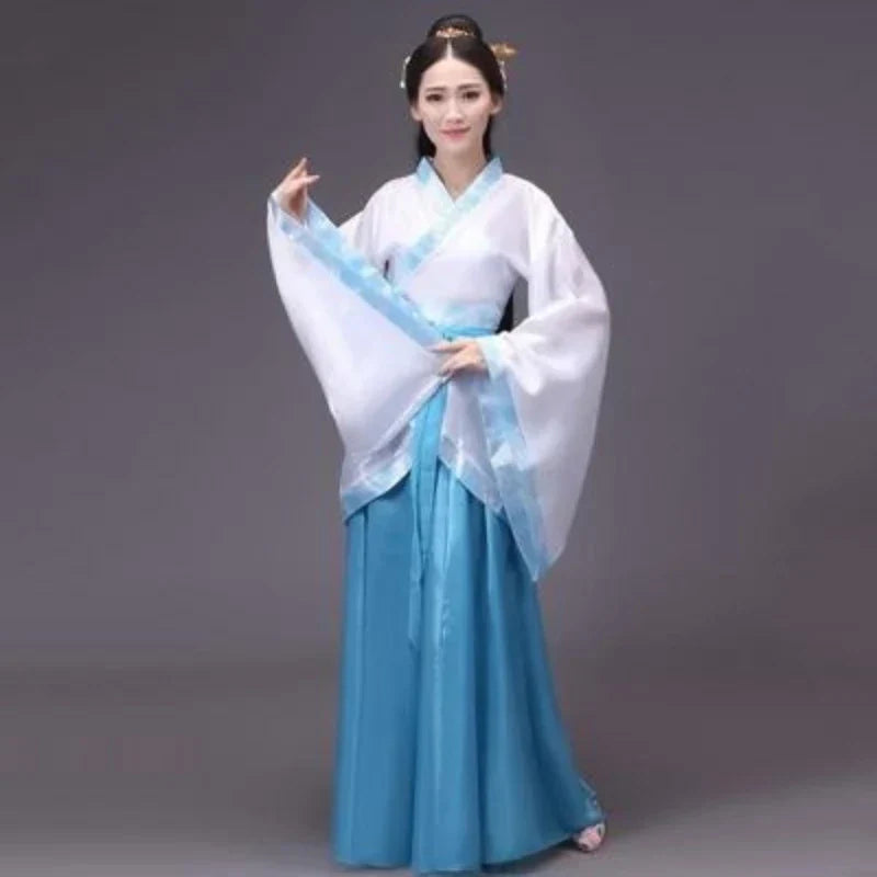 Hanfu Women Tang Chinese Fairy Dance Costumes Skirts