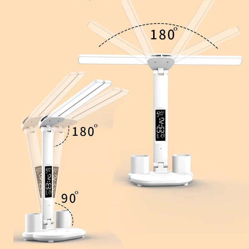 Table Lamp LED Double-headed Multifunction Foldable Touch