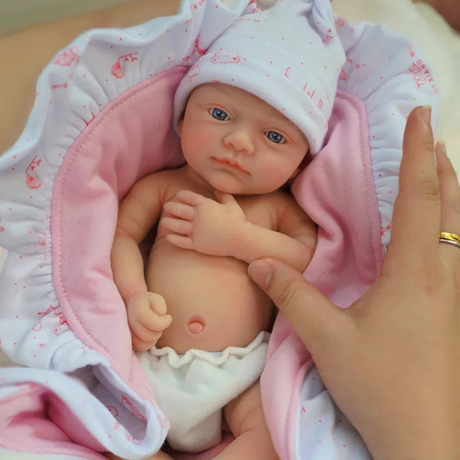 12" Micro Preemie Full Body Silicone Baby Doll