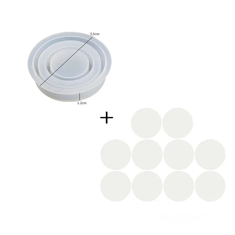 Silicone Quicksand Mold Heart Butterfly Shaped Epoxy Resin