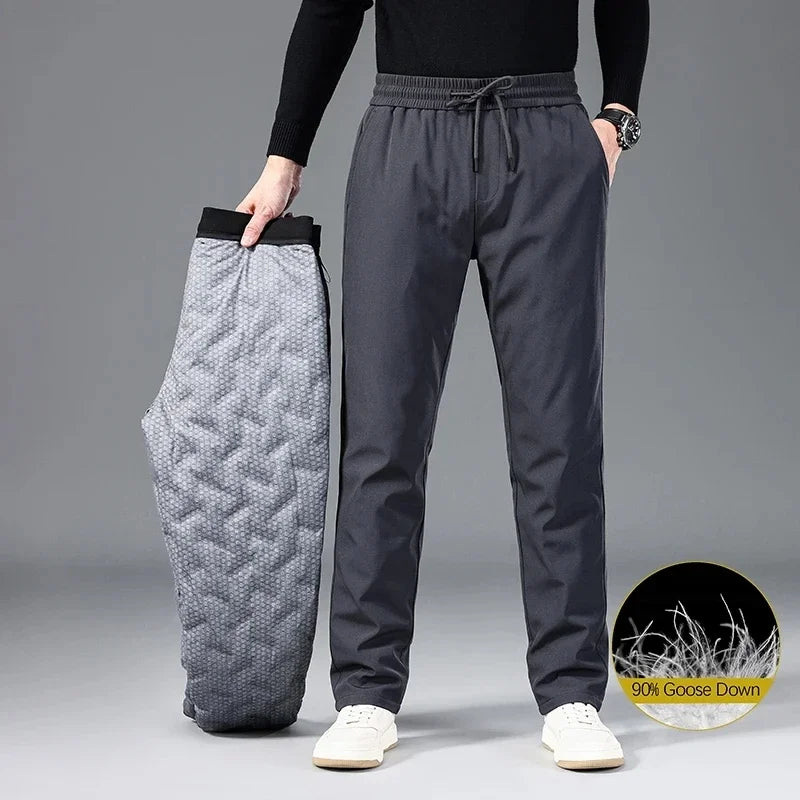 Winter Warm Men Down Pants goose Down Outdoor