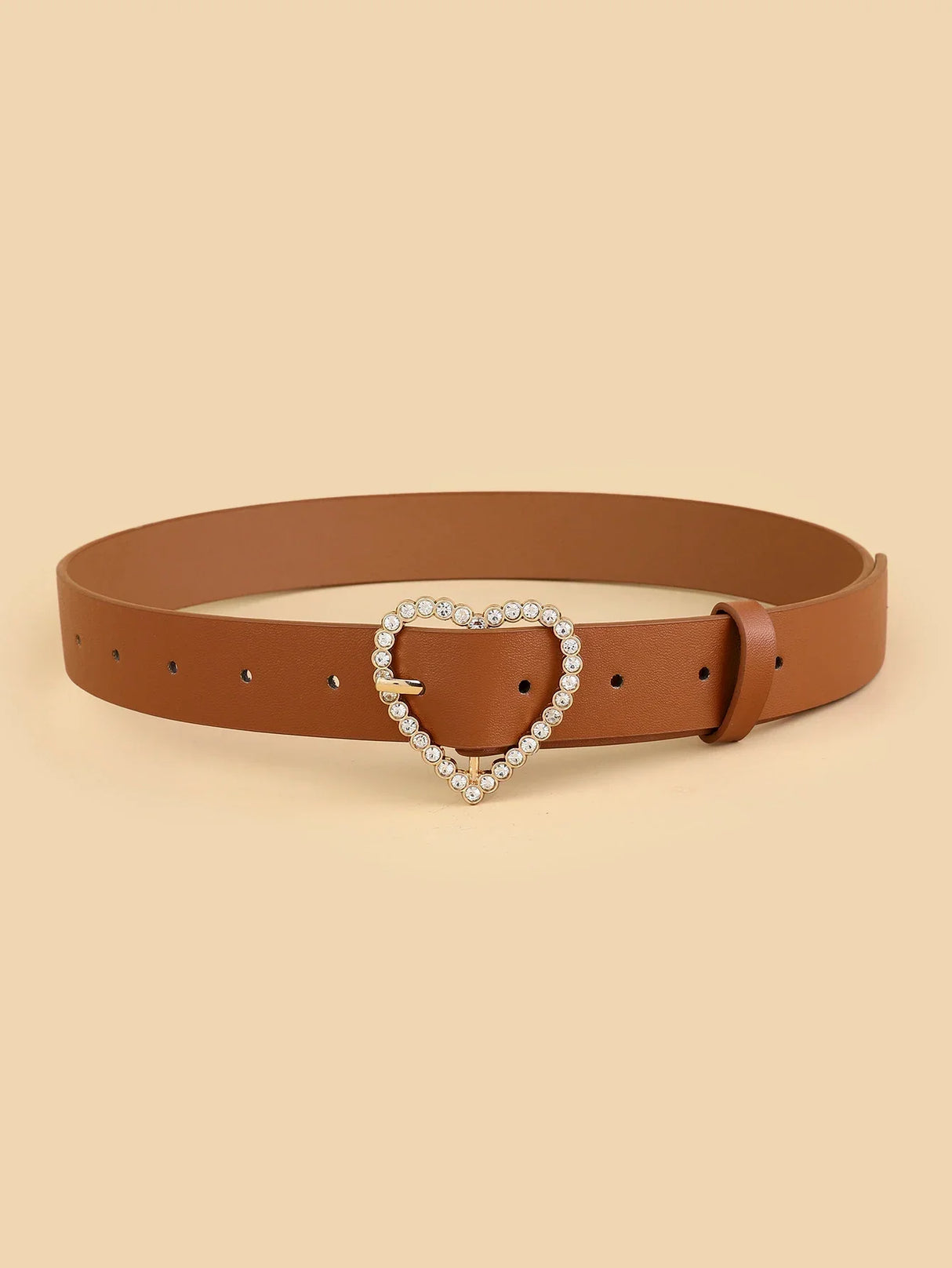 Women's New All Seasons Hot Heart-Shaped Diamond Buckle