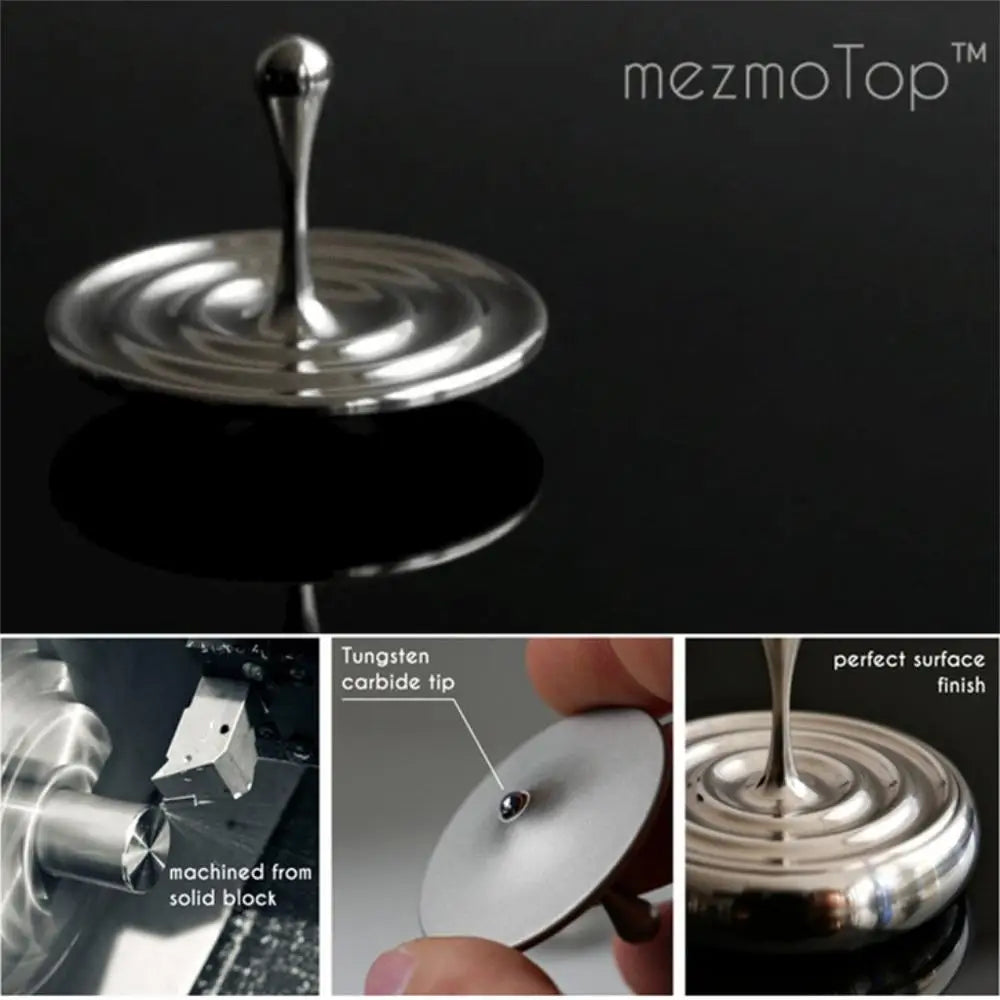 Spinning Top Rotating Magnetic Decoration Desktop Droplets Spiner