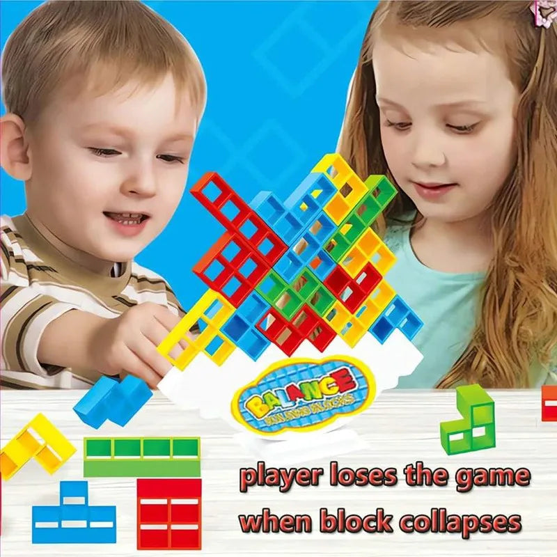 Tetra Tower Game Stacking Blocks Balance Stack Building