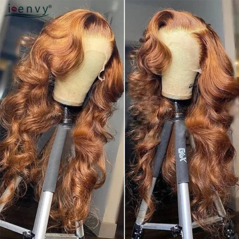 Ginger Blonde Lace Front Human Hair Wigs 13x4