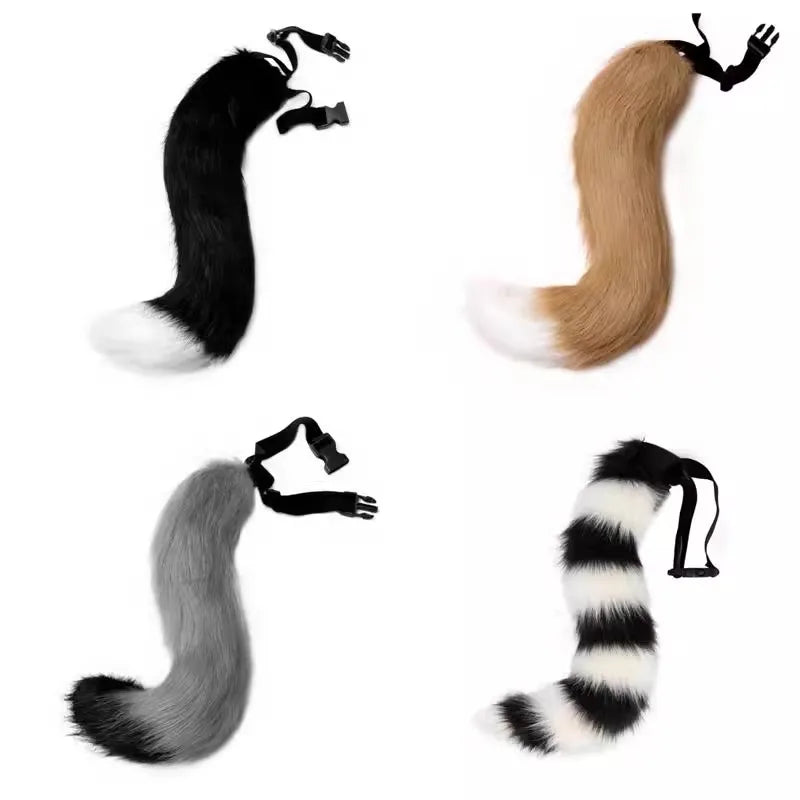 Halloween Japanese handmade simulation fox tail cosplay cat