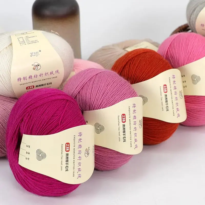 50g 100% Merino Wool Yarn Thin Yarn Soft