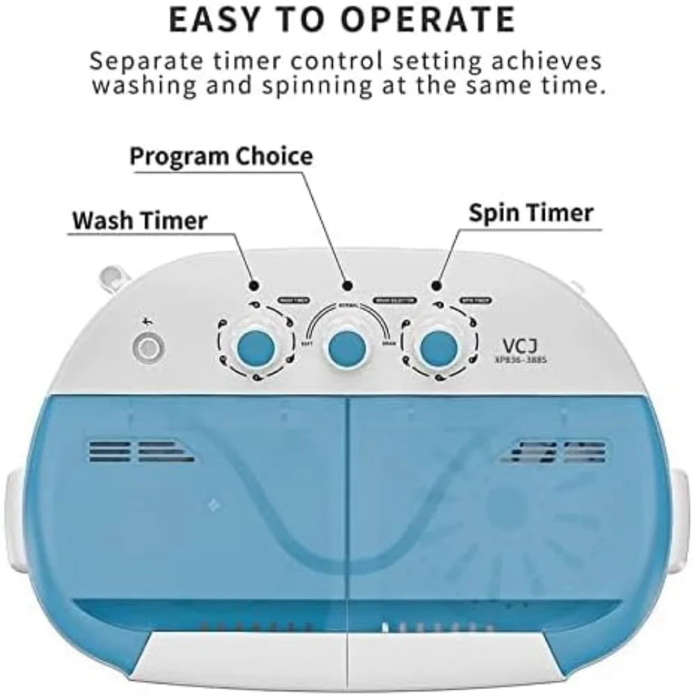Portable Washing Machine, Twin Tub Washing Machine Compact