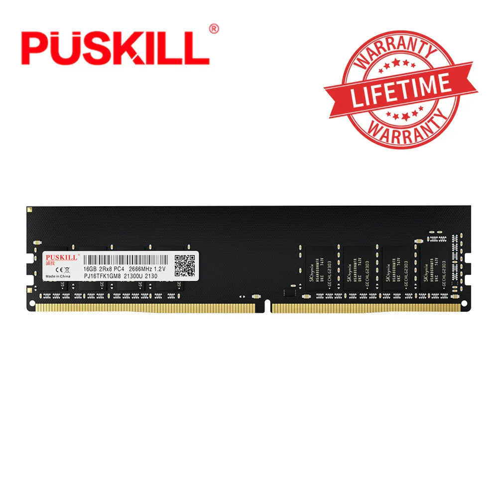 PUSKILL Memoria Ram DDR4 8GB 4GB 16GB 2400mhz