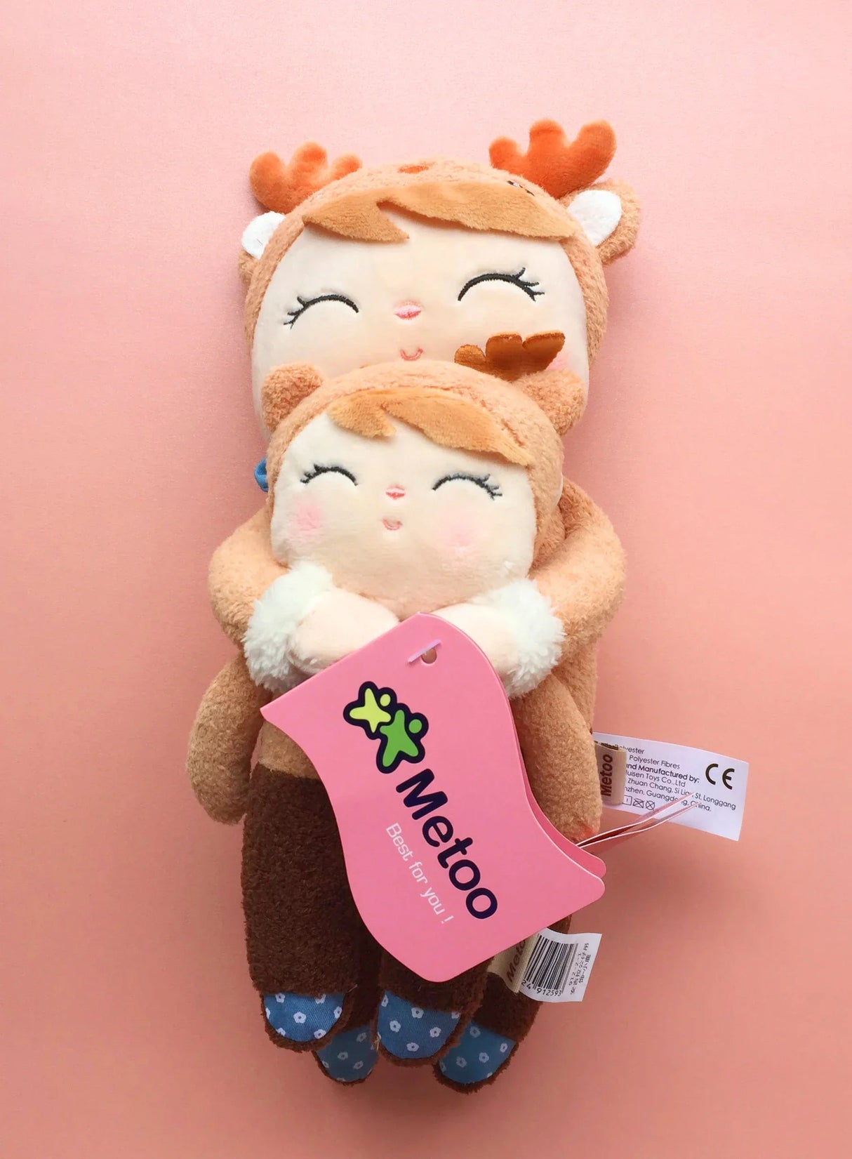 Metoo Doll Stuffed Toys Kawaii Mother and Kid