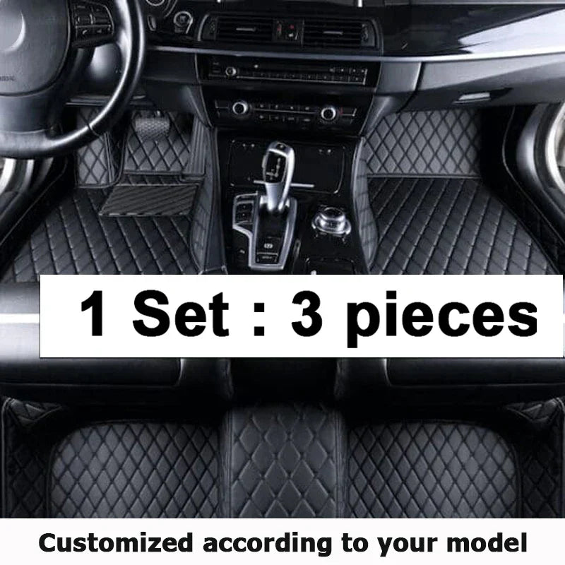 Custom Made Leather Car Floor Mats For Toyota