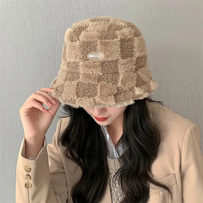 Winter Women Plaid Scarf Winter AC Pamanhmina Shawls