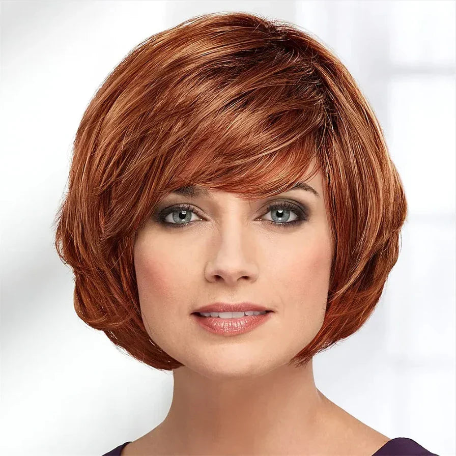 HAIRJOY Synthetic Hair Women Short Straight Ombre Bob
