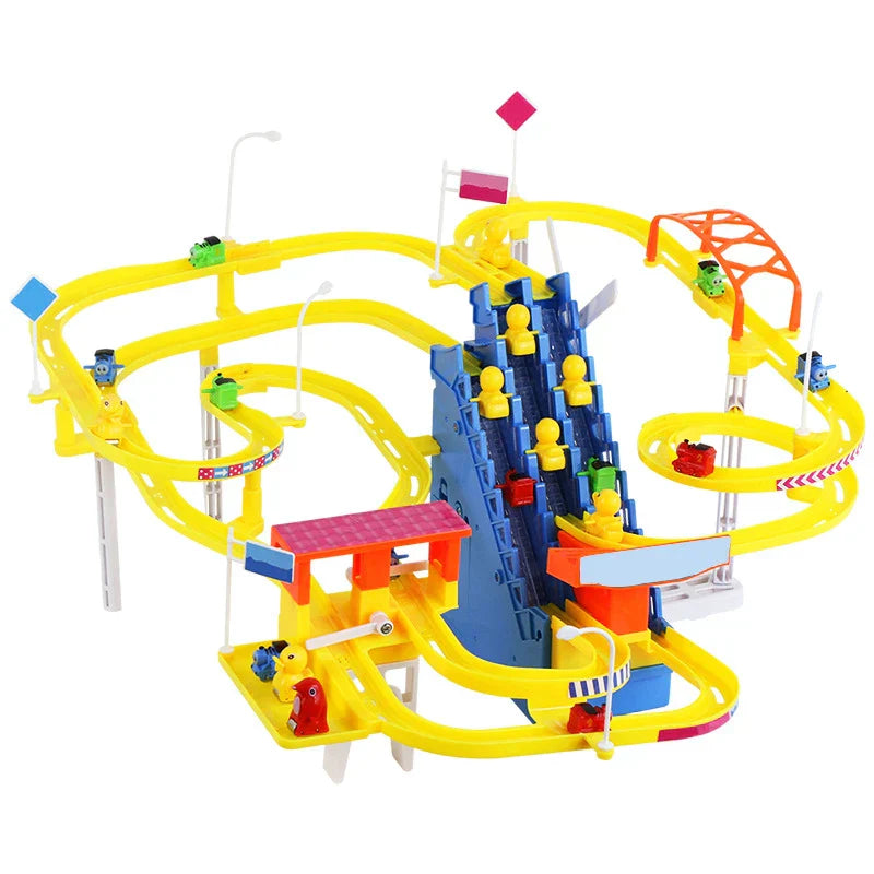 Three Stairs With Multiple Tracks Automatic Piggy Climbing
