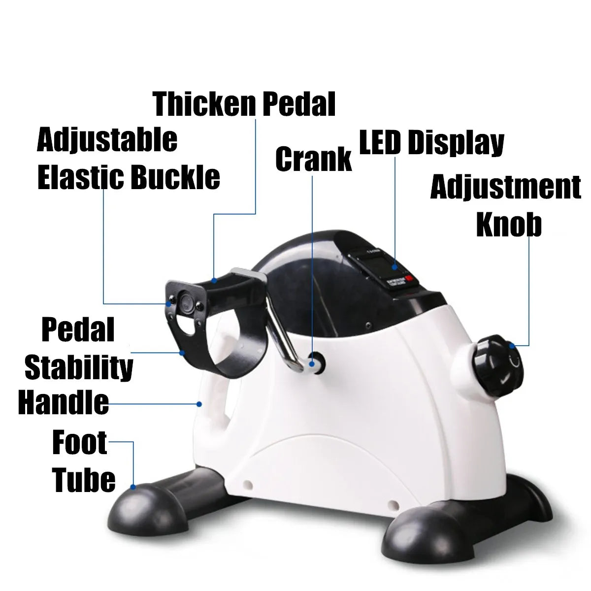 LCD Display Mini Pedal Exercise Bike Trainer Indoor