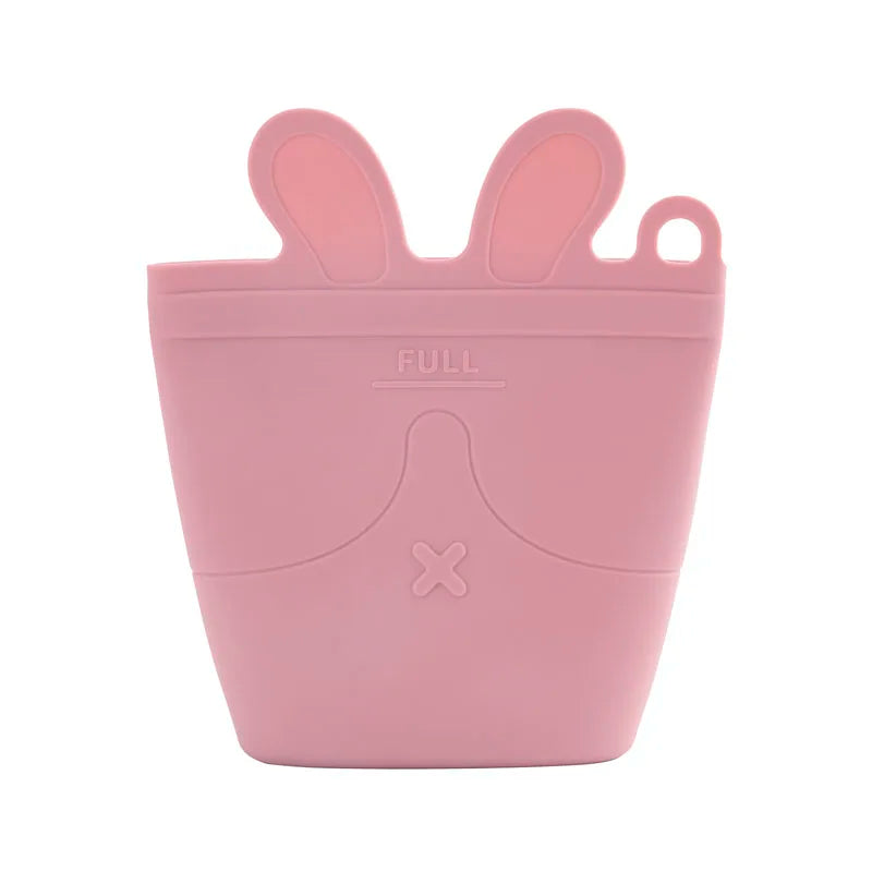 1PC Silicone Reusable Baby Feeding Snack Bags Leakproof