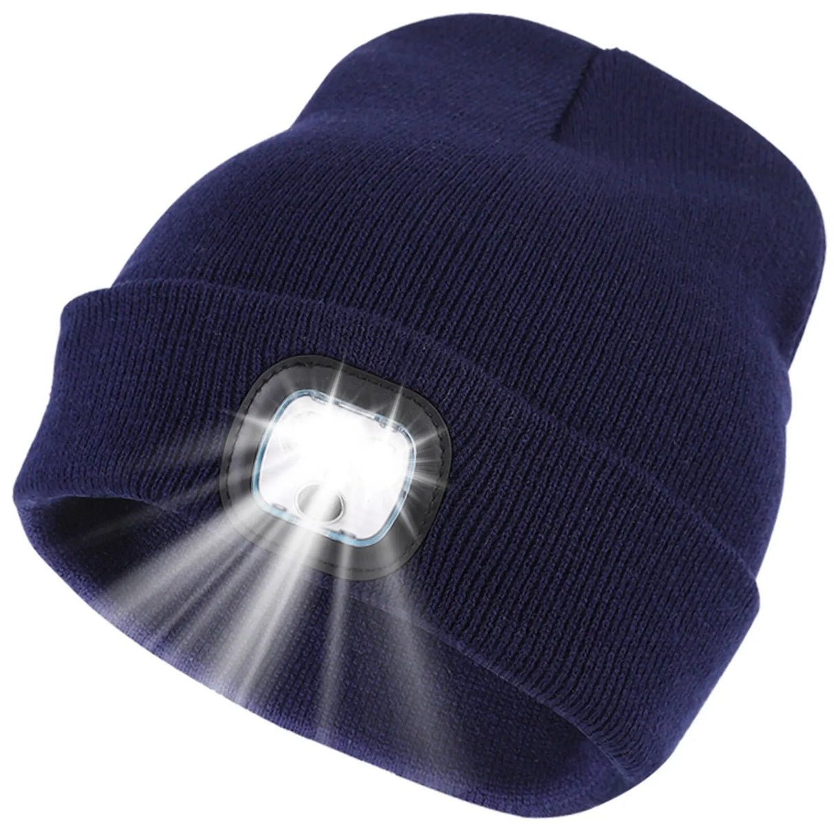 Unisex Beanie Hat with LED Lights, Knit Hat