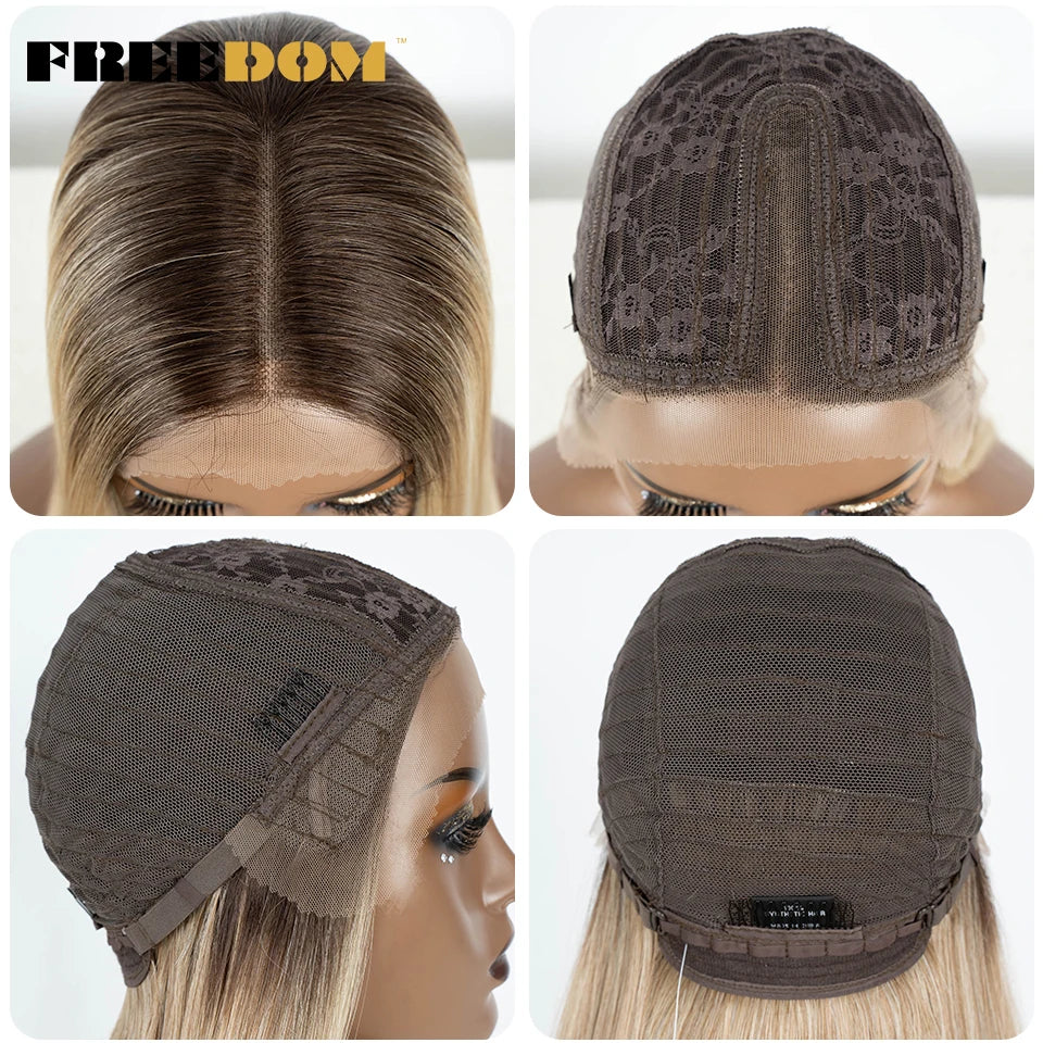 FREEDOM Synthetic Lace Front Wigs For Black Women