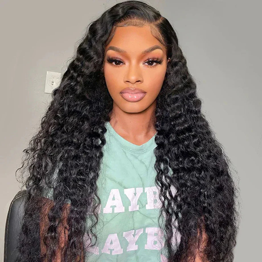 Deep Wave 13x4 Lace Front Human Hair Wigs
