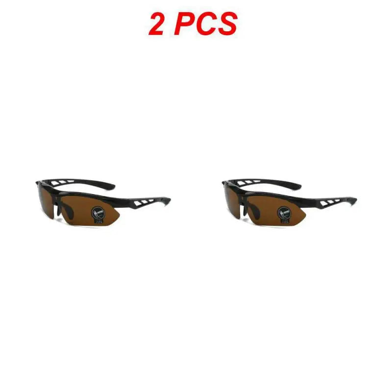 1/2/4PCS Outdoor Men Cycling Sunglasses Road Mountain Riding