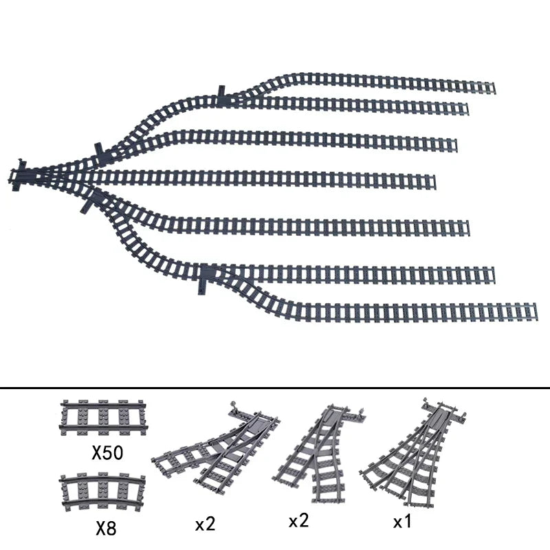 City Trains Train Rail Crossing Track Rails Soft