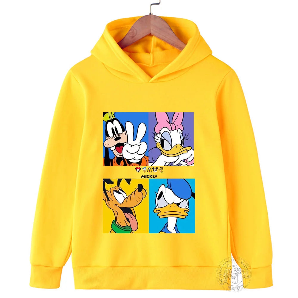 Sweatshirts Manga Anime Mickey Minnie Mouse Hoodie Kid