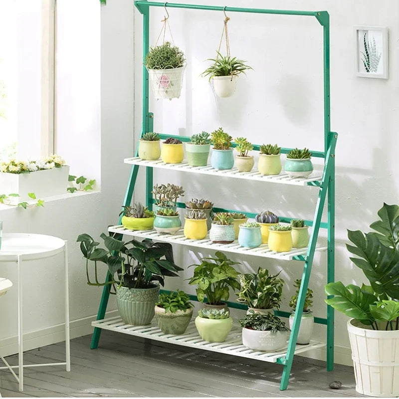 Plant Stand Storage Shelf 3-Tier Hanging Stand for