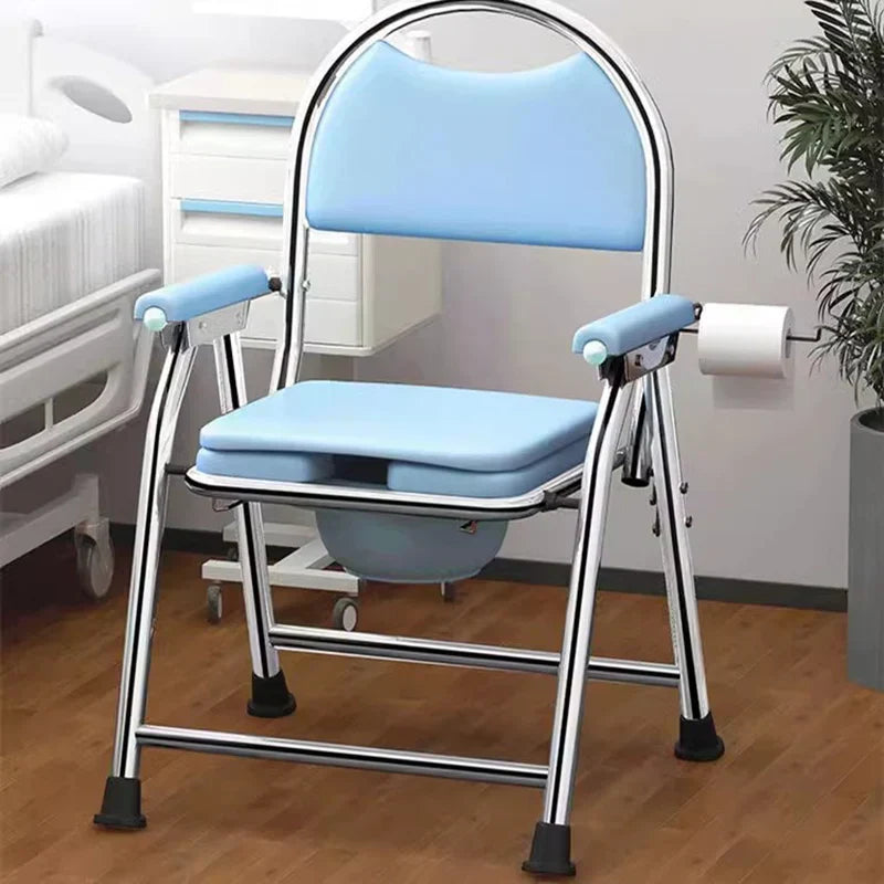 Disabled Stackable Bathroom Chair Space Saving Squatty Potty