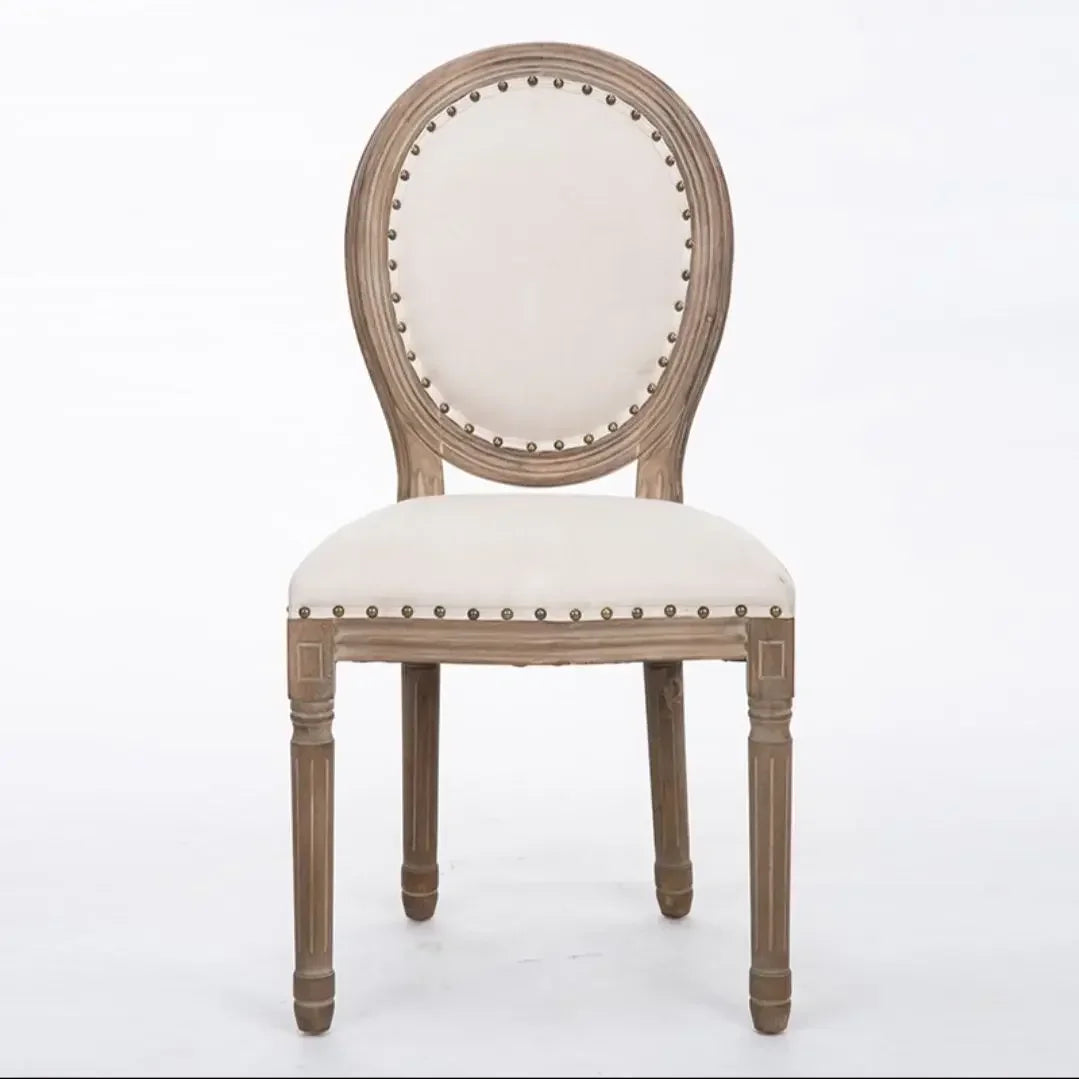 Retro Luxury Kitchen Chairs Wooden Rattan Mid Century