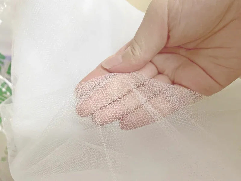 White Four Corner Outdoor Camping Mosquito Canopy Net