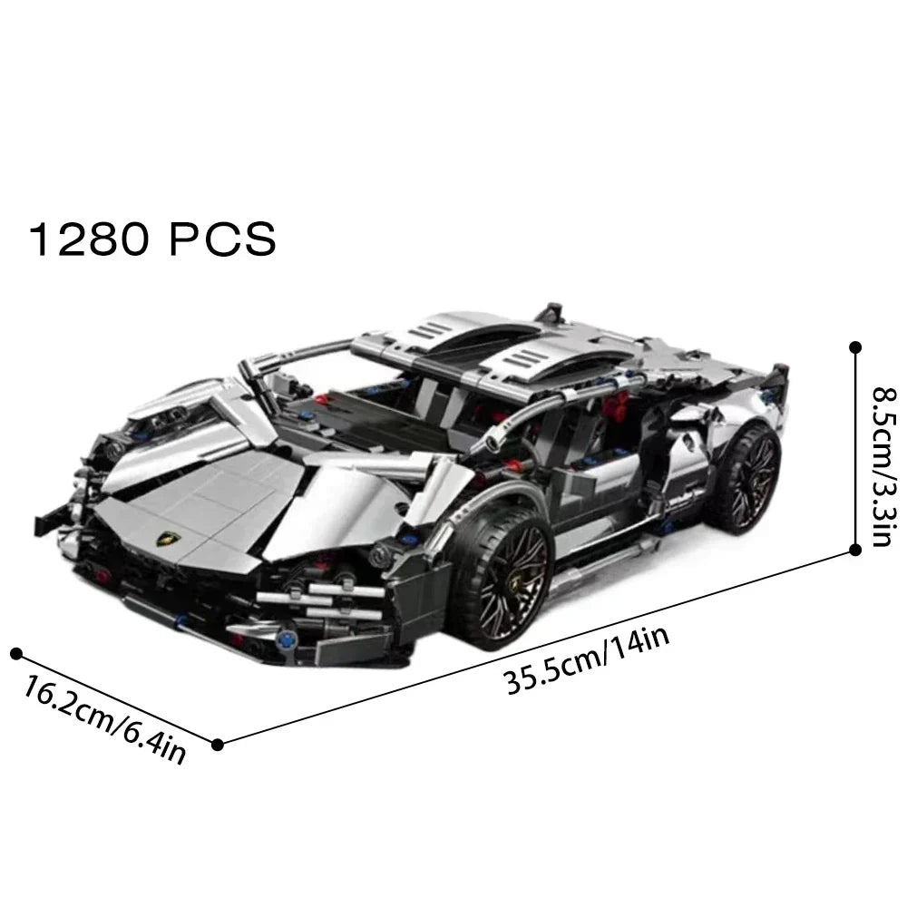 Riceblock Technical 1:14 Racing Sport Car Model Building
