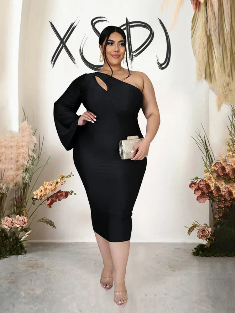 Sexy Dress Women Plus Size Party Elegant One