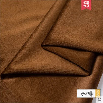 50x155cm Velvet Fabric Thicken Flannel Plush Sofa Fabric