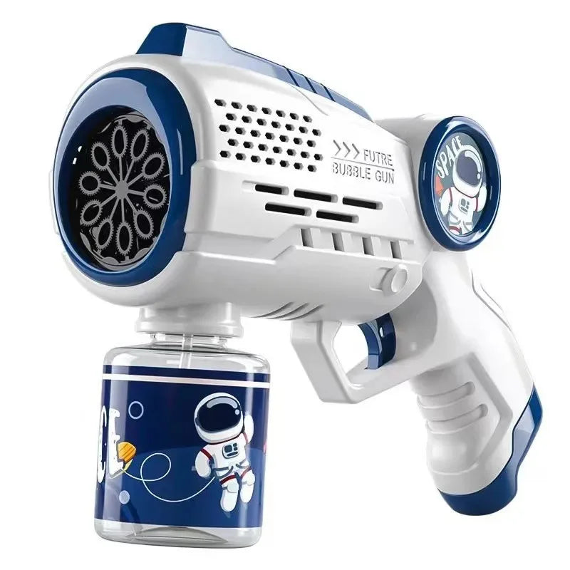 Astronaut Electric Automatic Light Bubble Machine Bubbles Gun
